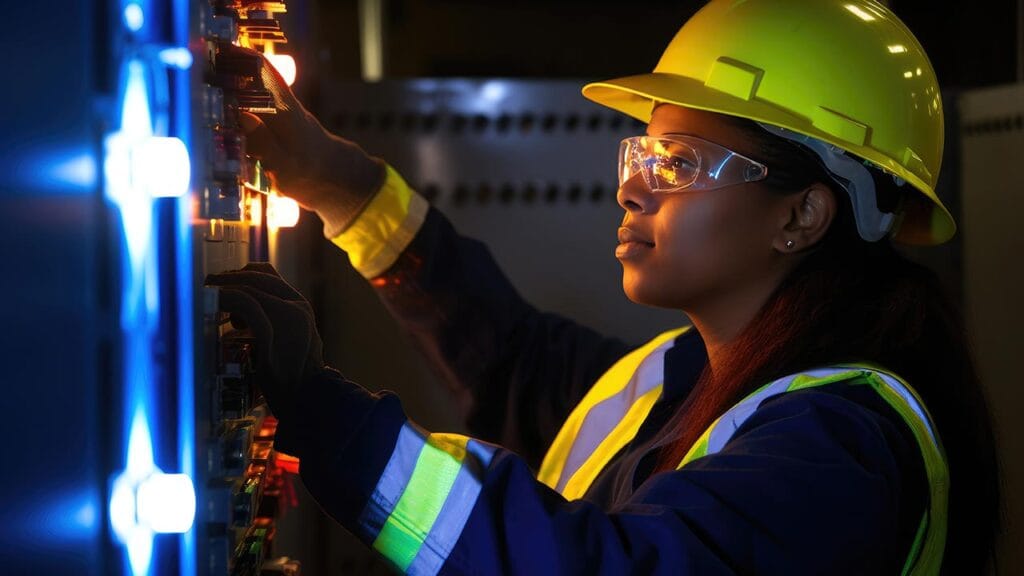 Normas básicas de seguridad en trabajos de electricidad industrial